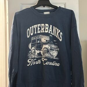 Blue Graphic women Sweatshirt